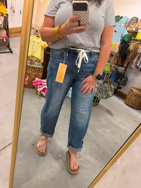 Risen Slouchy Barrel w/ waistband drawstring