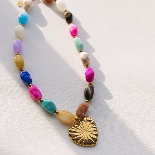 Color Lover Heart Necklace