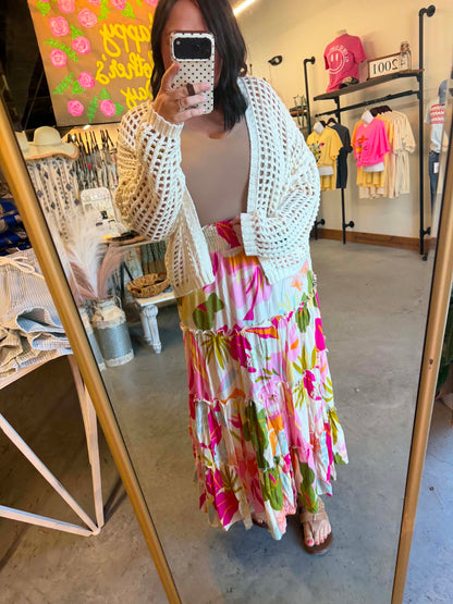 Sunset Tropics Maxi Skirt
