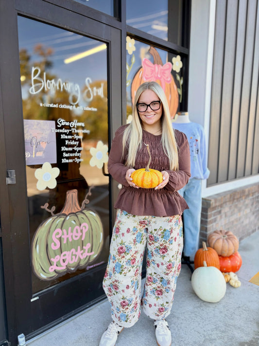 The Heirloom Rose Tapestry Pants