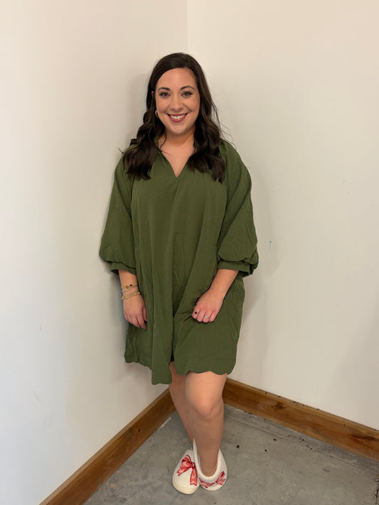 Olive Essentials Dress