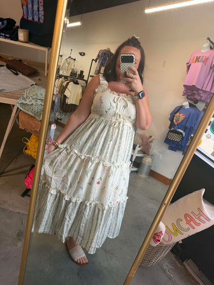 Floral Tiered Maxi Dress