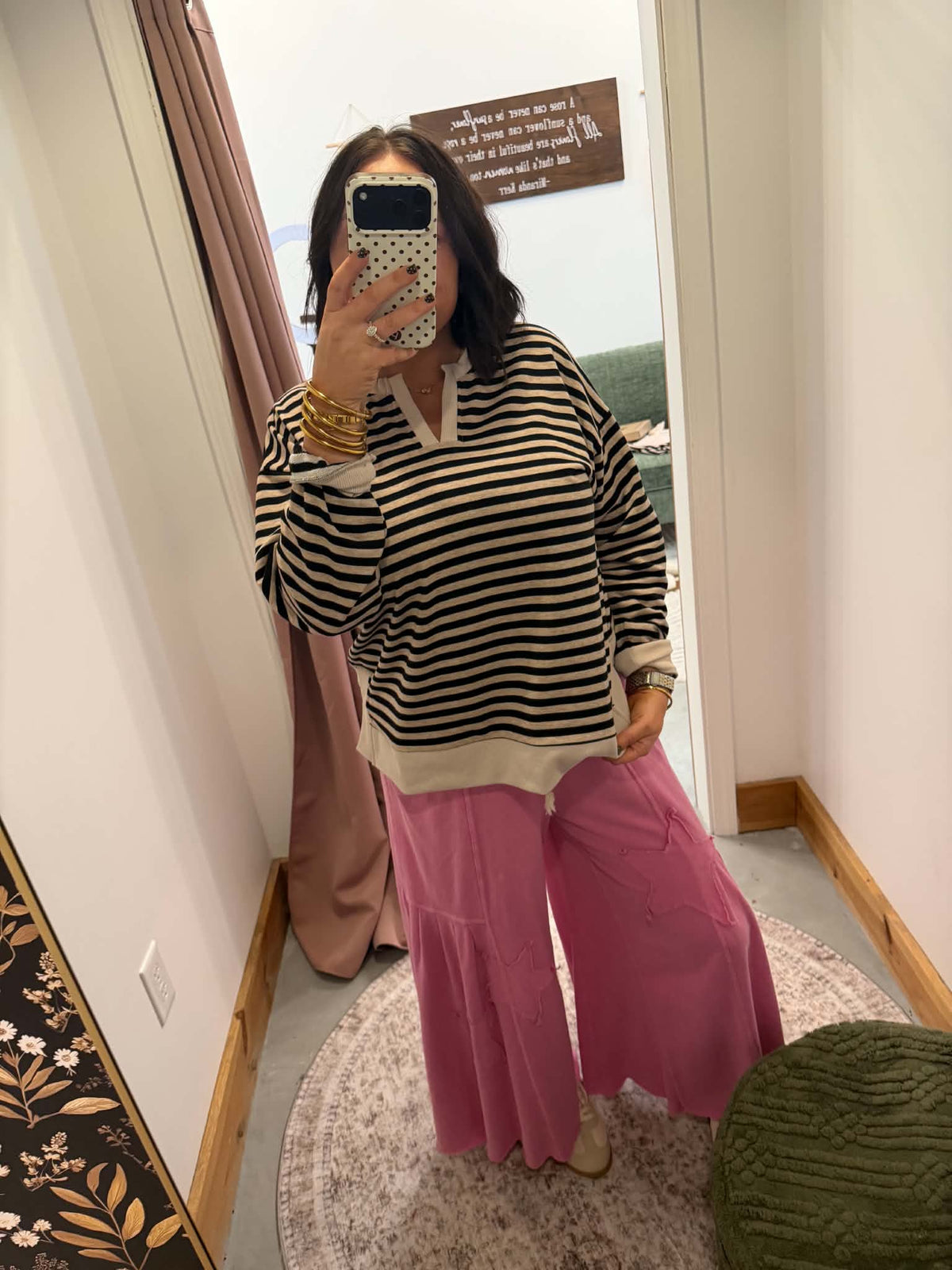 The Neutral Days Striped Pullover
