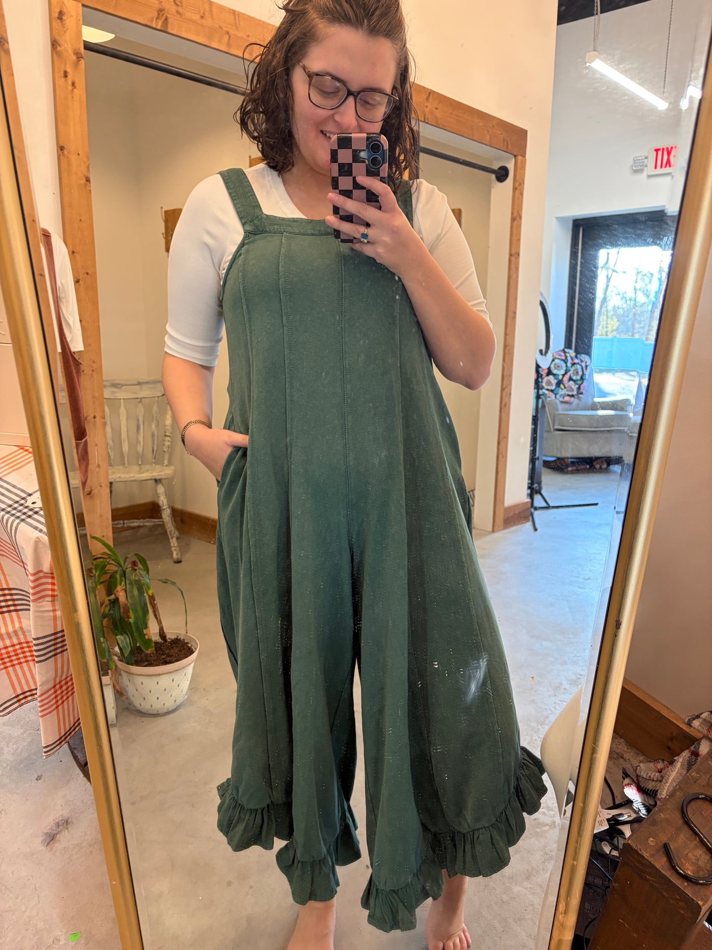 Spring Feeling Ruffle Jumpsuit