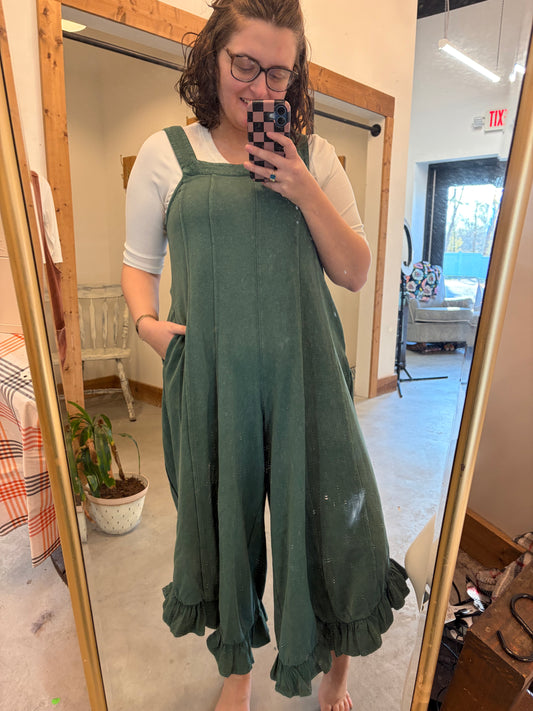 Spring Feeling Ruffle Jumpsuit