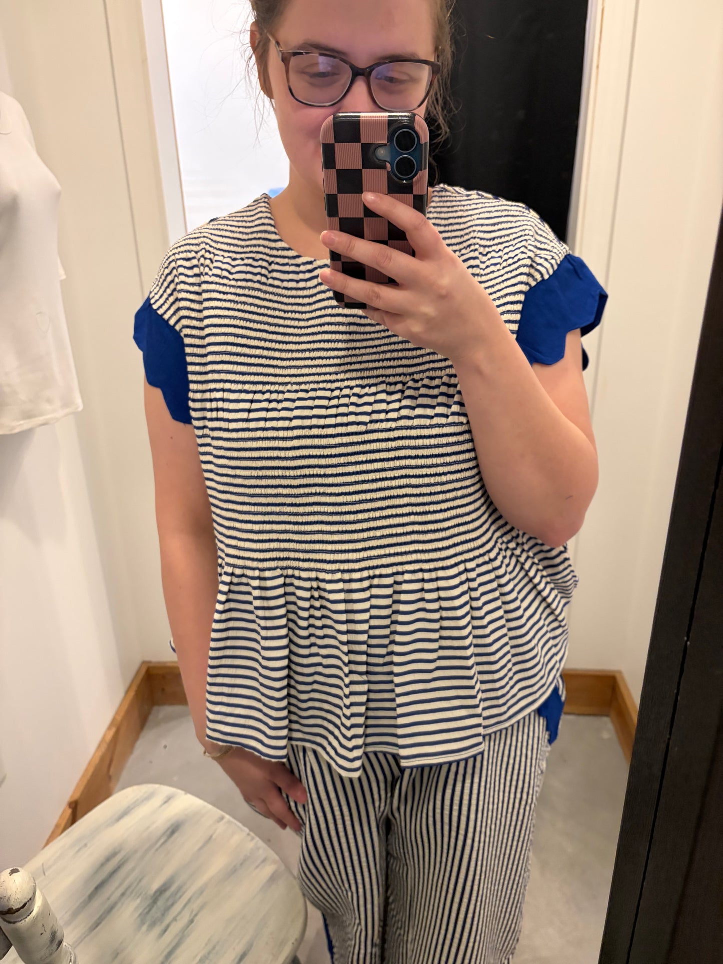 Ocean Blue Top