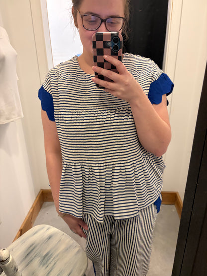 Ocean Blue Top