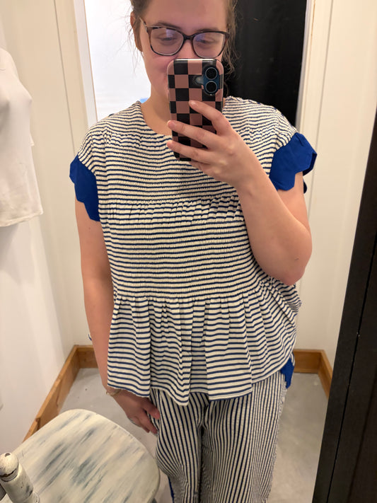 Ocean Blue Top