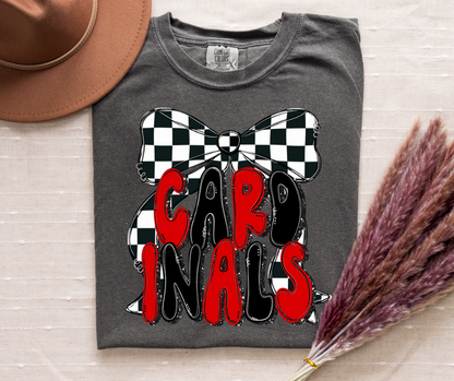 Checkered Bow Mascot Tee (PREORDER)