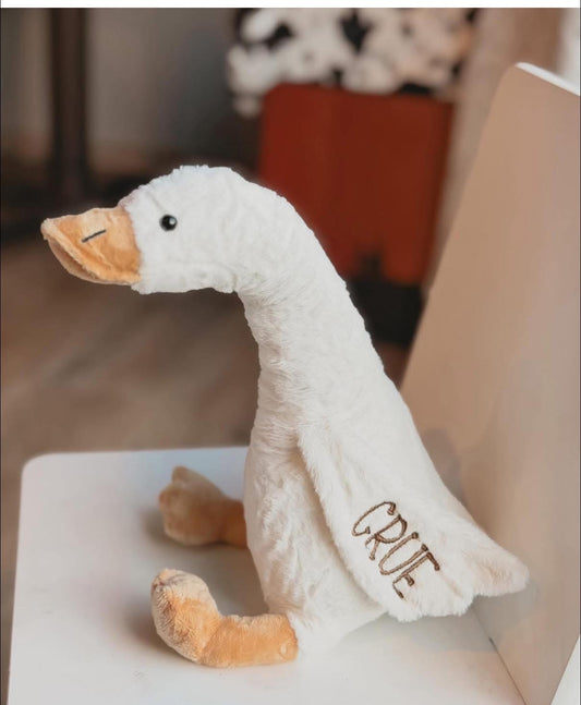 Custom embroidered goose