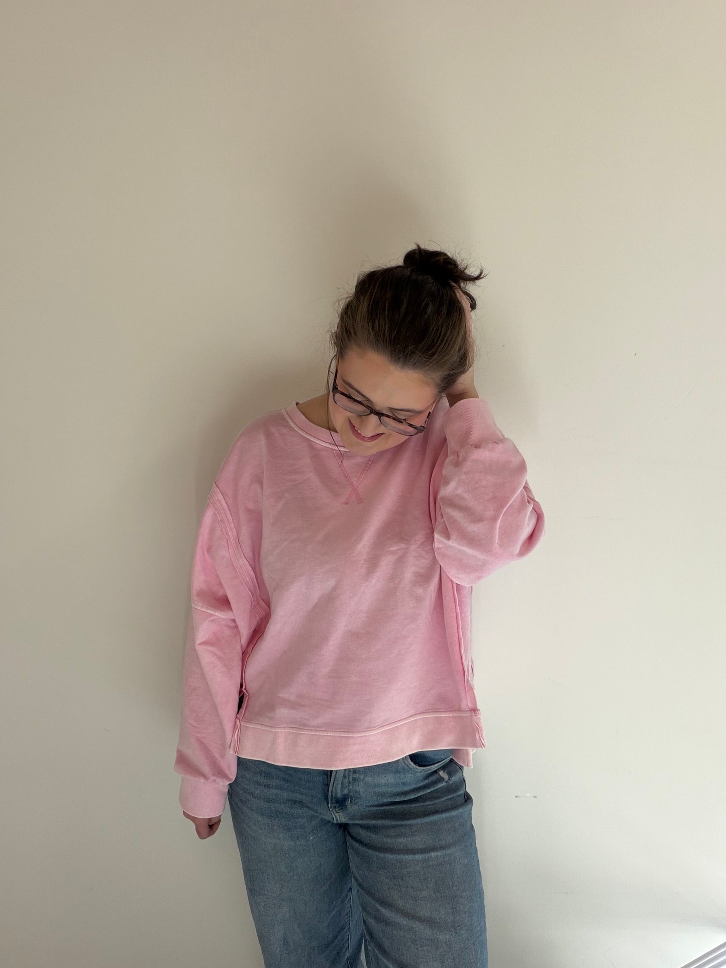 Poppy Pink Pullover