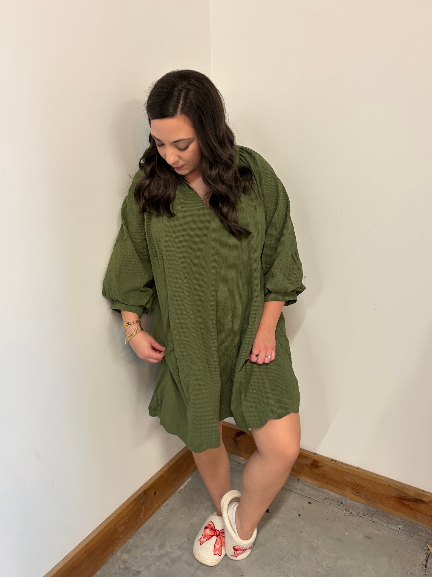 Olive Essentials Dress
