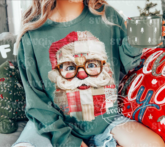 Patchwork Santa