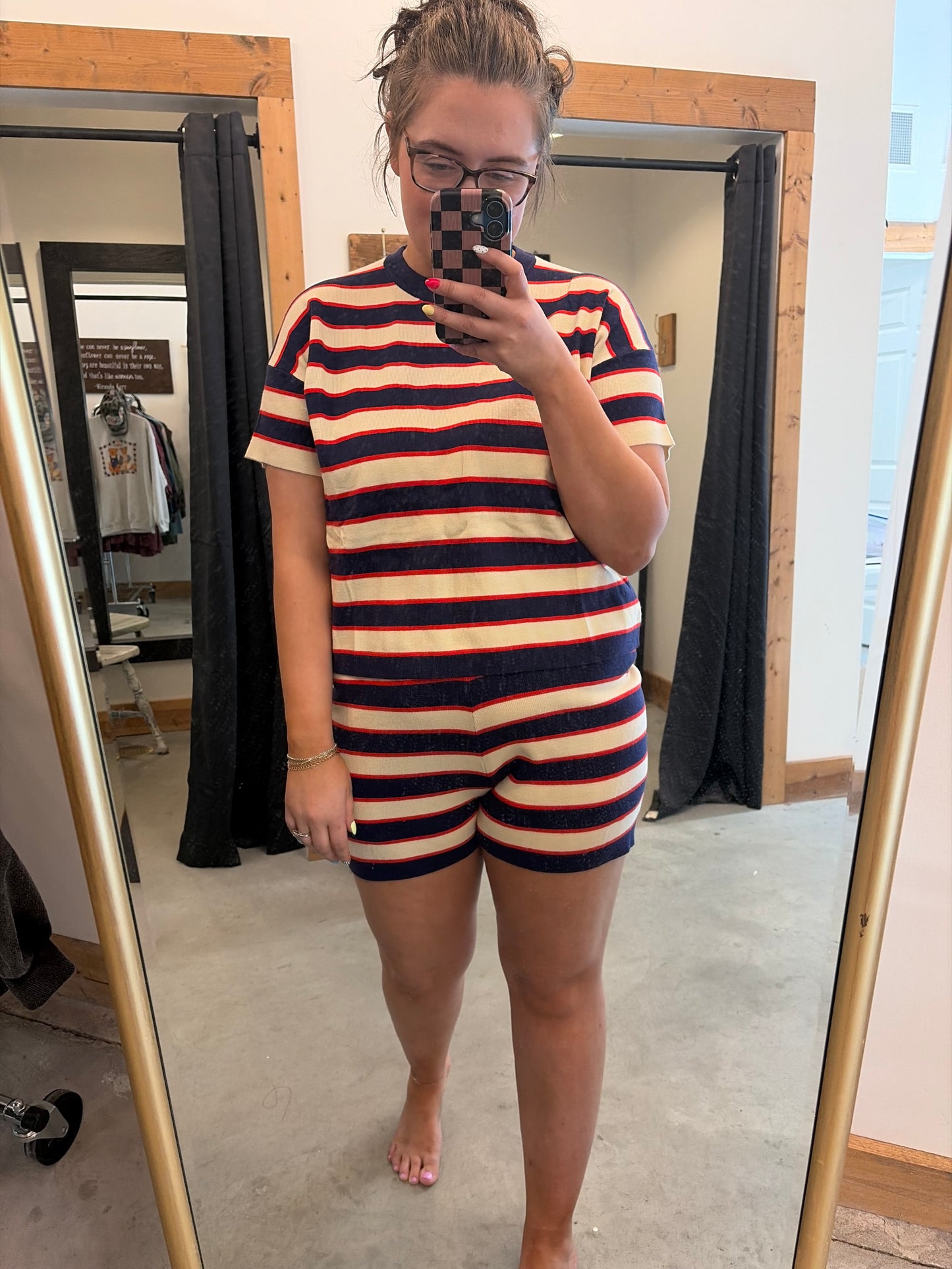 Red, White & Summer Nights Knit Set