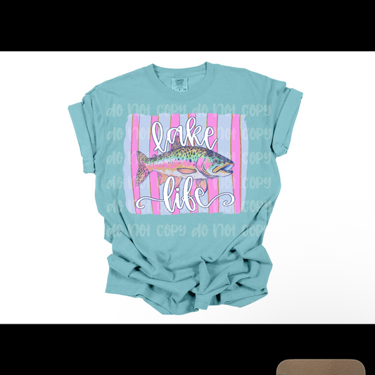 Lake Life Fish Tee