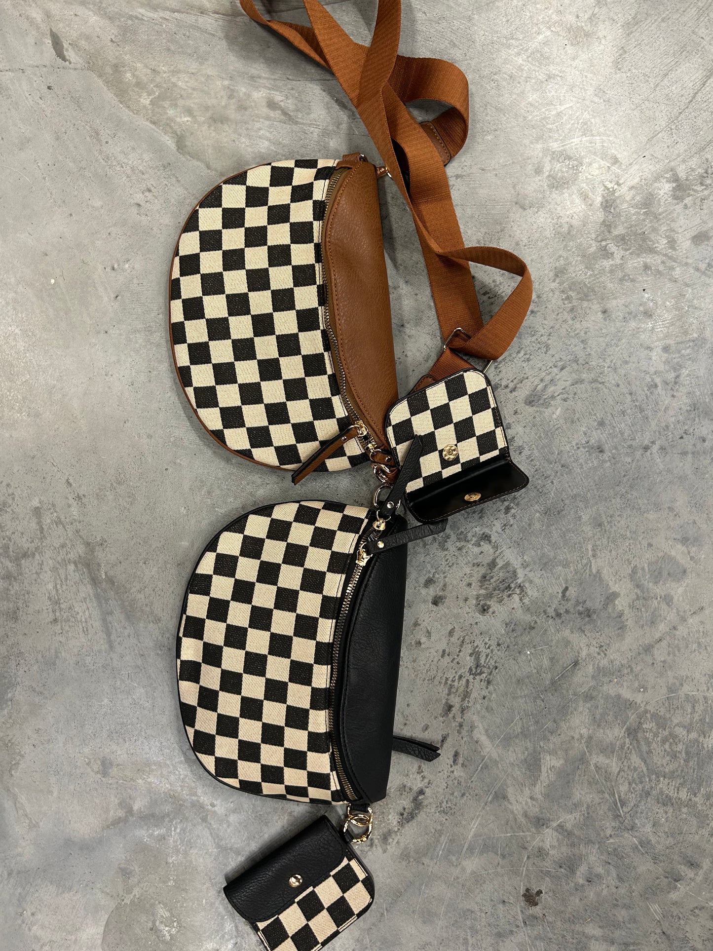 Checker Bum Bag