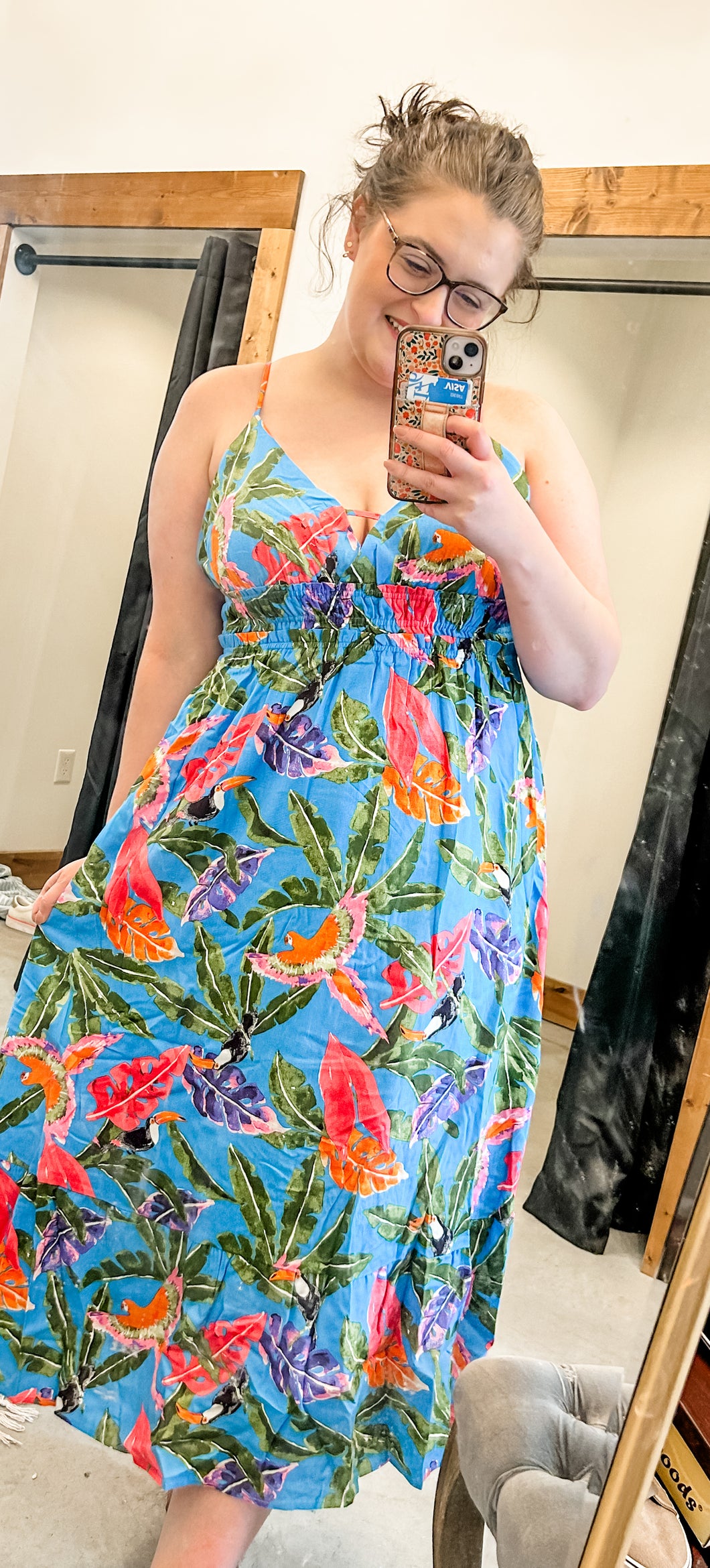 In the Tropics Midi Dress