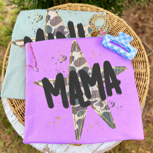 Mama Camo Star Tee