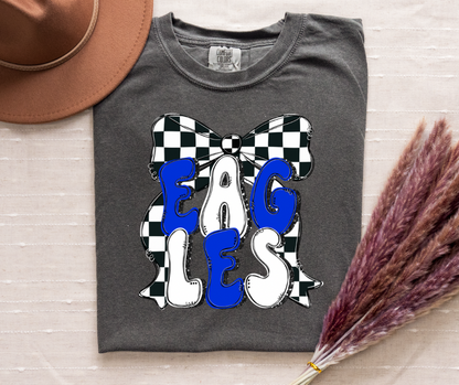 Checkered Bow Mascot Tee (PREORDER)