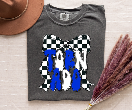Checkered Bow Mascot Tee (PREORDER)
