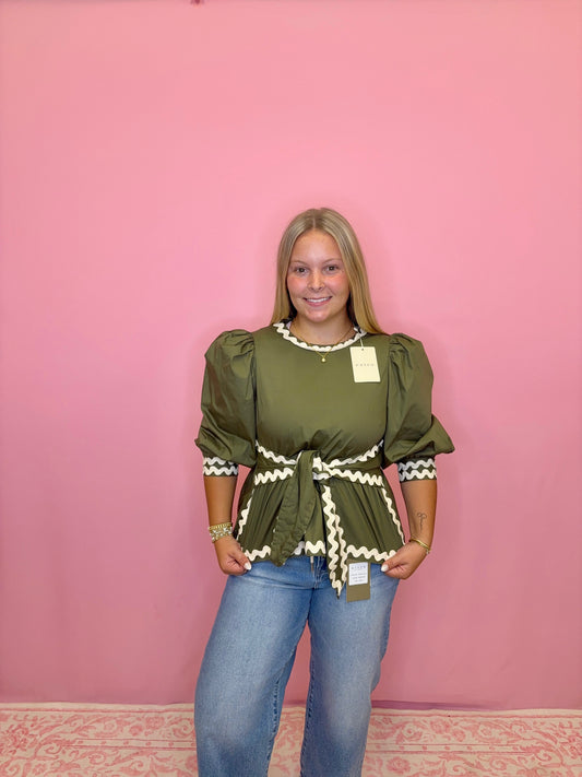 The Olive Branch Top