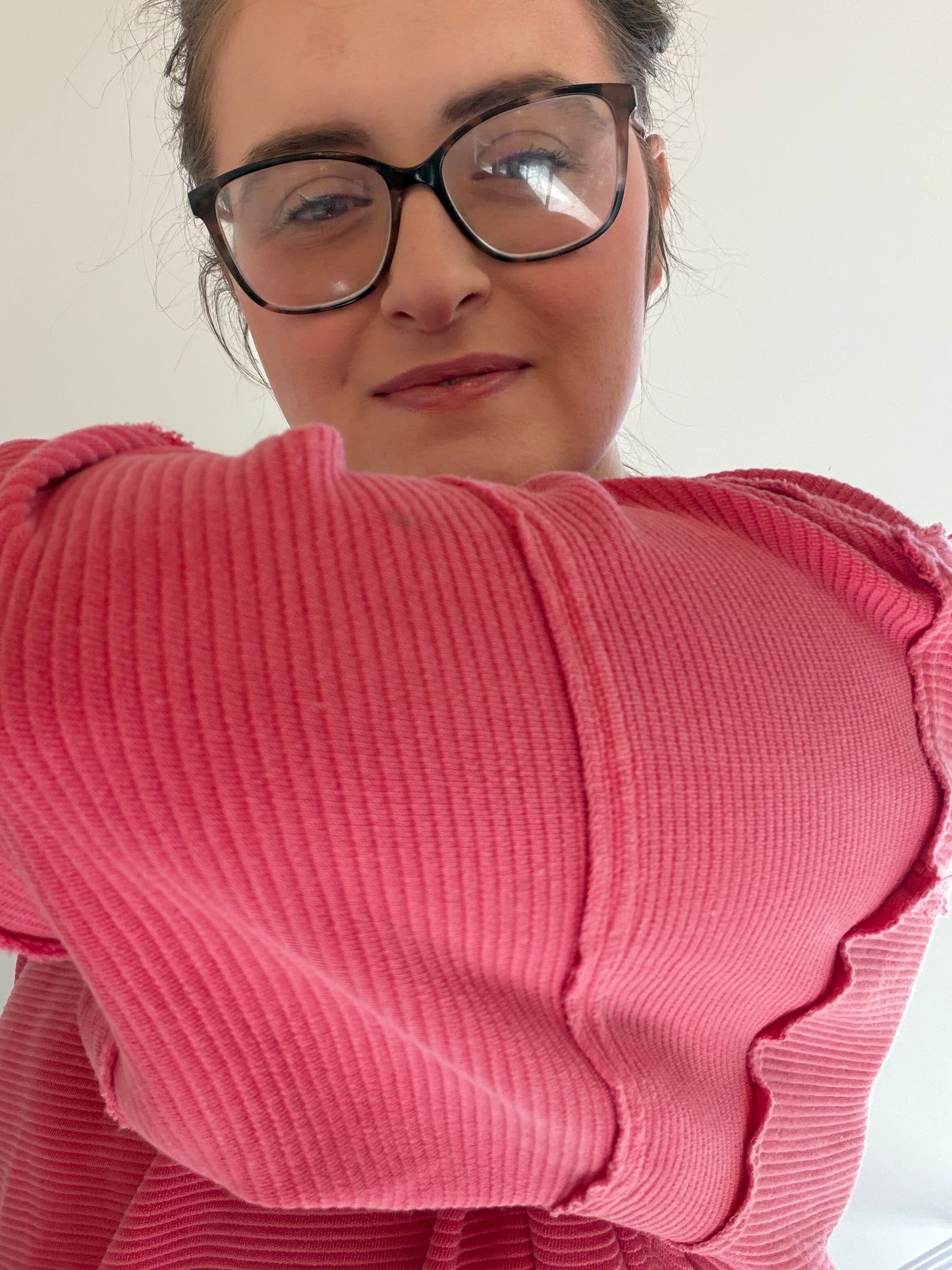 Spring Vibes Ribbed Pullover