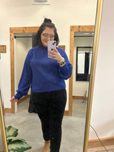 Load image into Gallery viewer, Keep It Classy Sweater - Royal Blue
