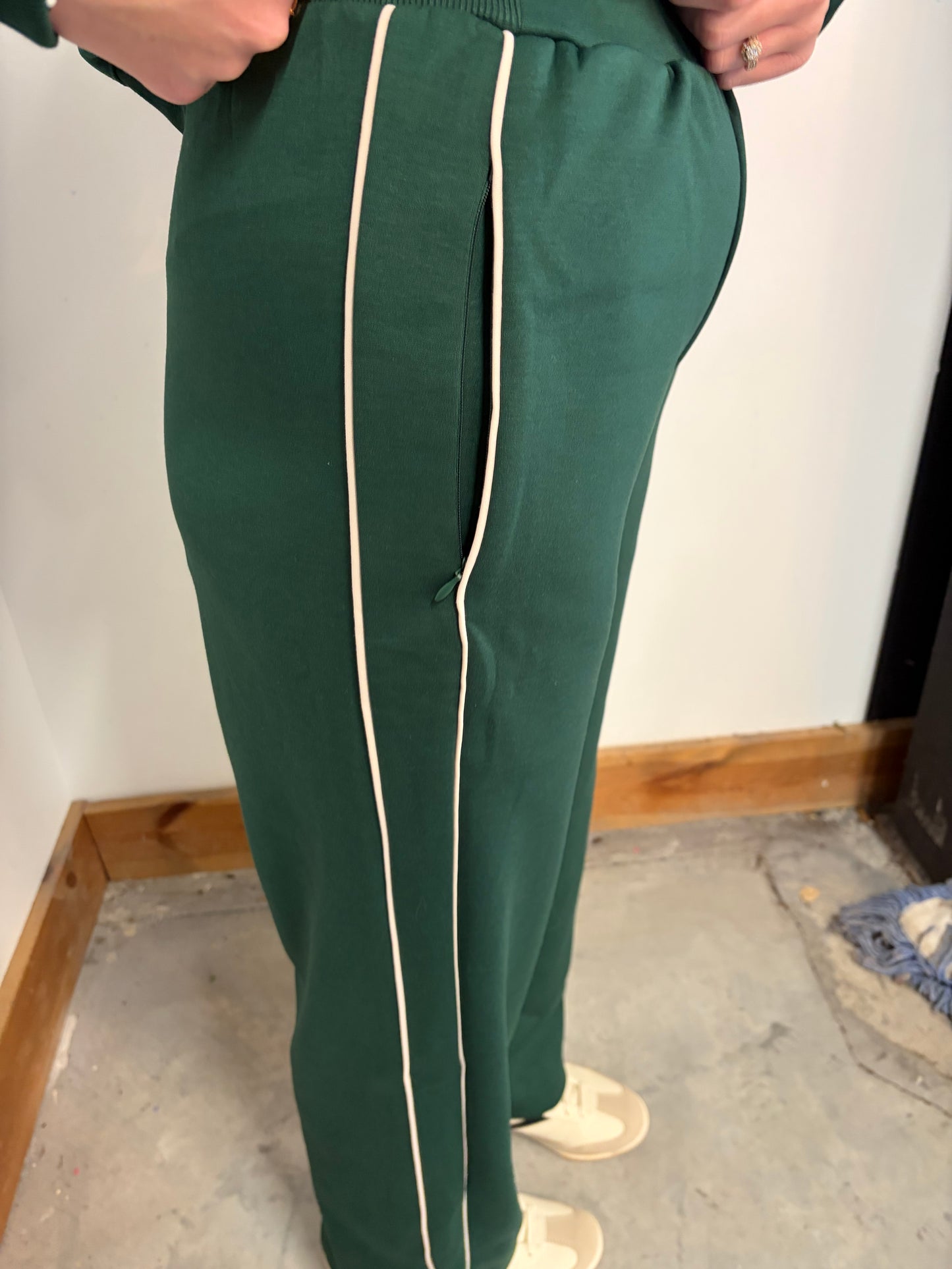 Hunter Green Track Pants