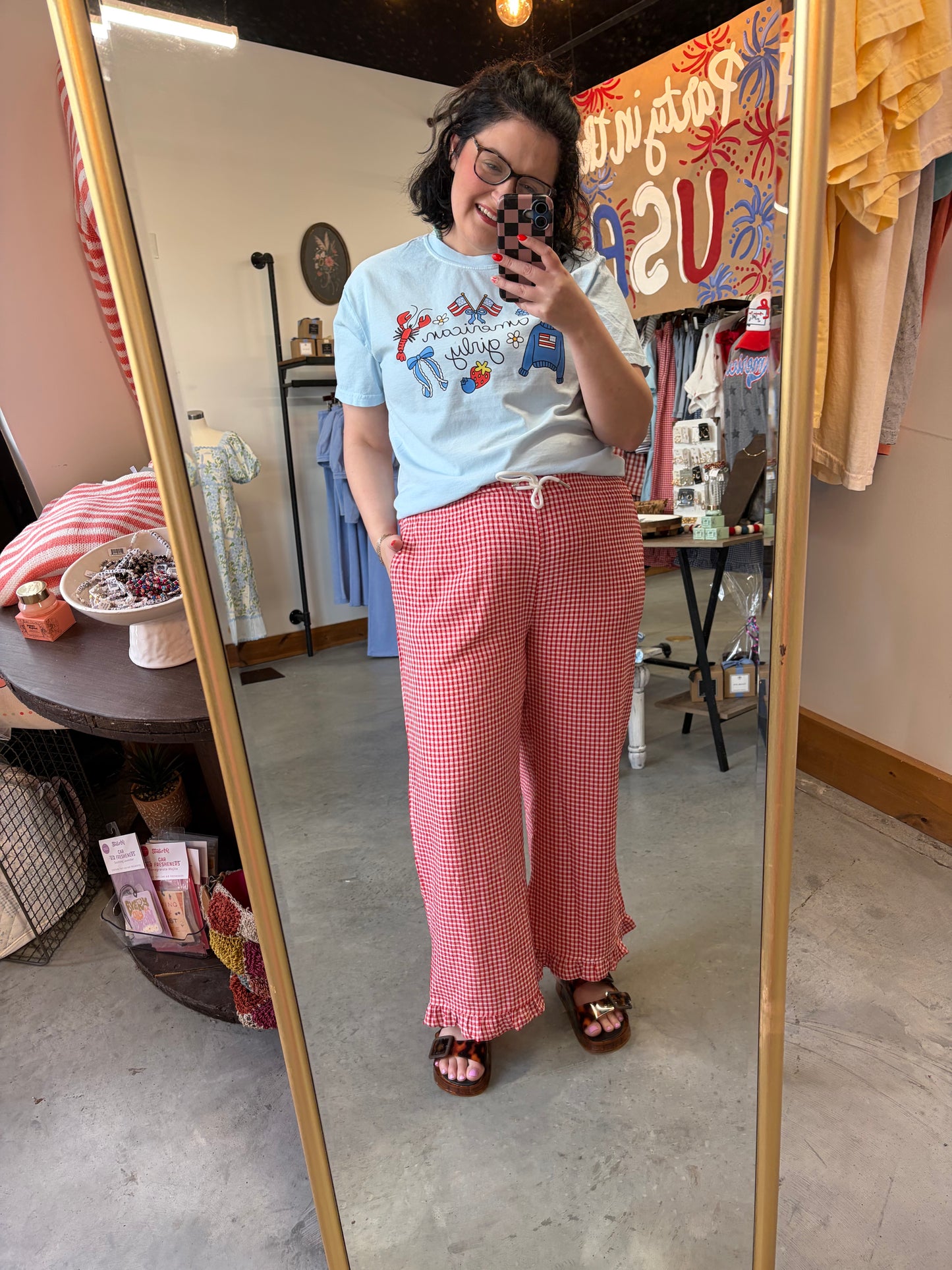 Cherry Picnic Pants