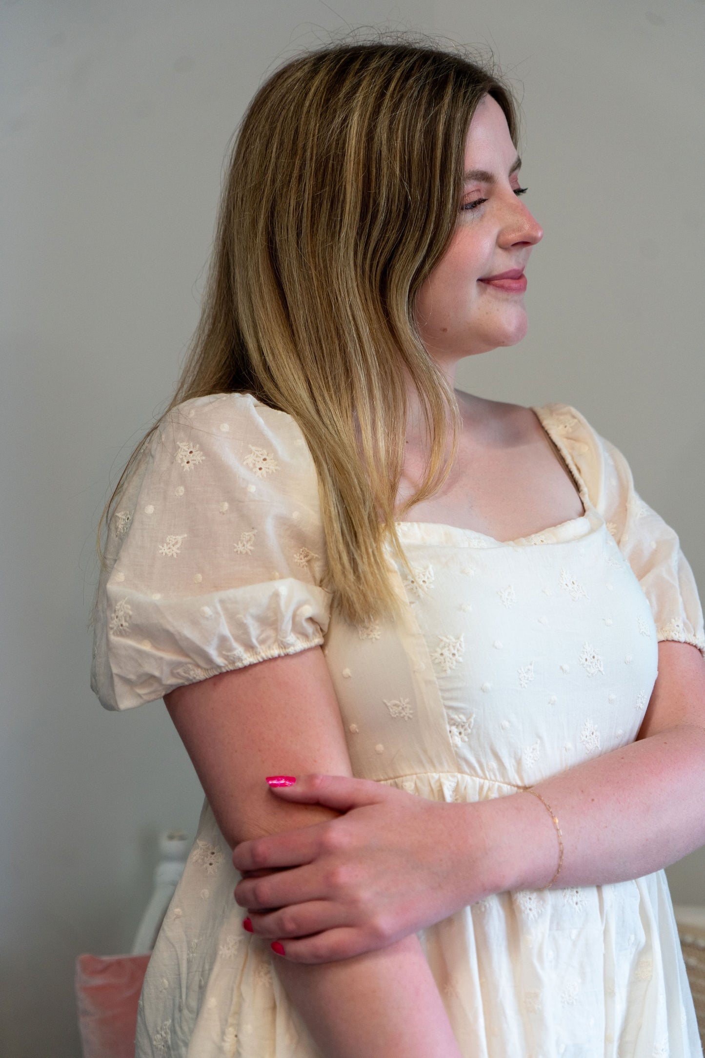 All in Fun Eyelet Dress