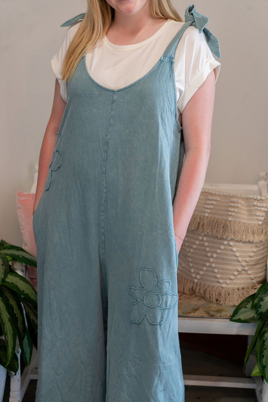 Posie Tie Shoulder Romper