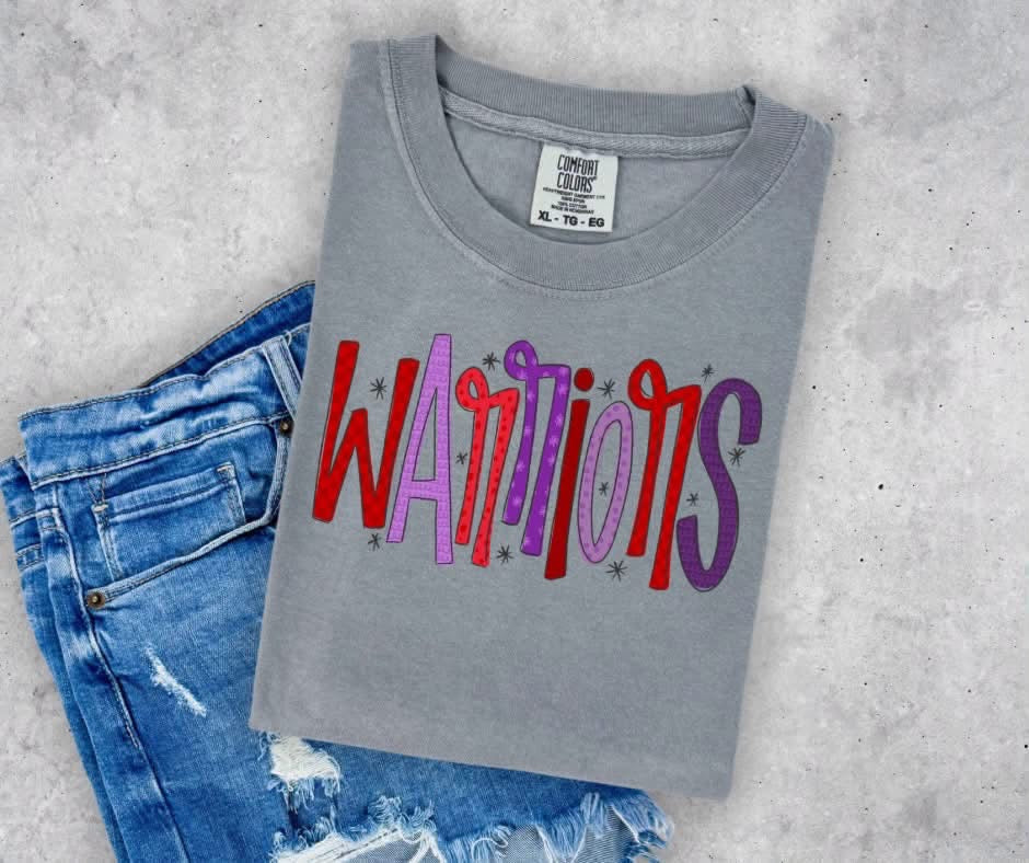 Mascot Funky Font Tee