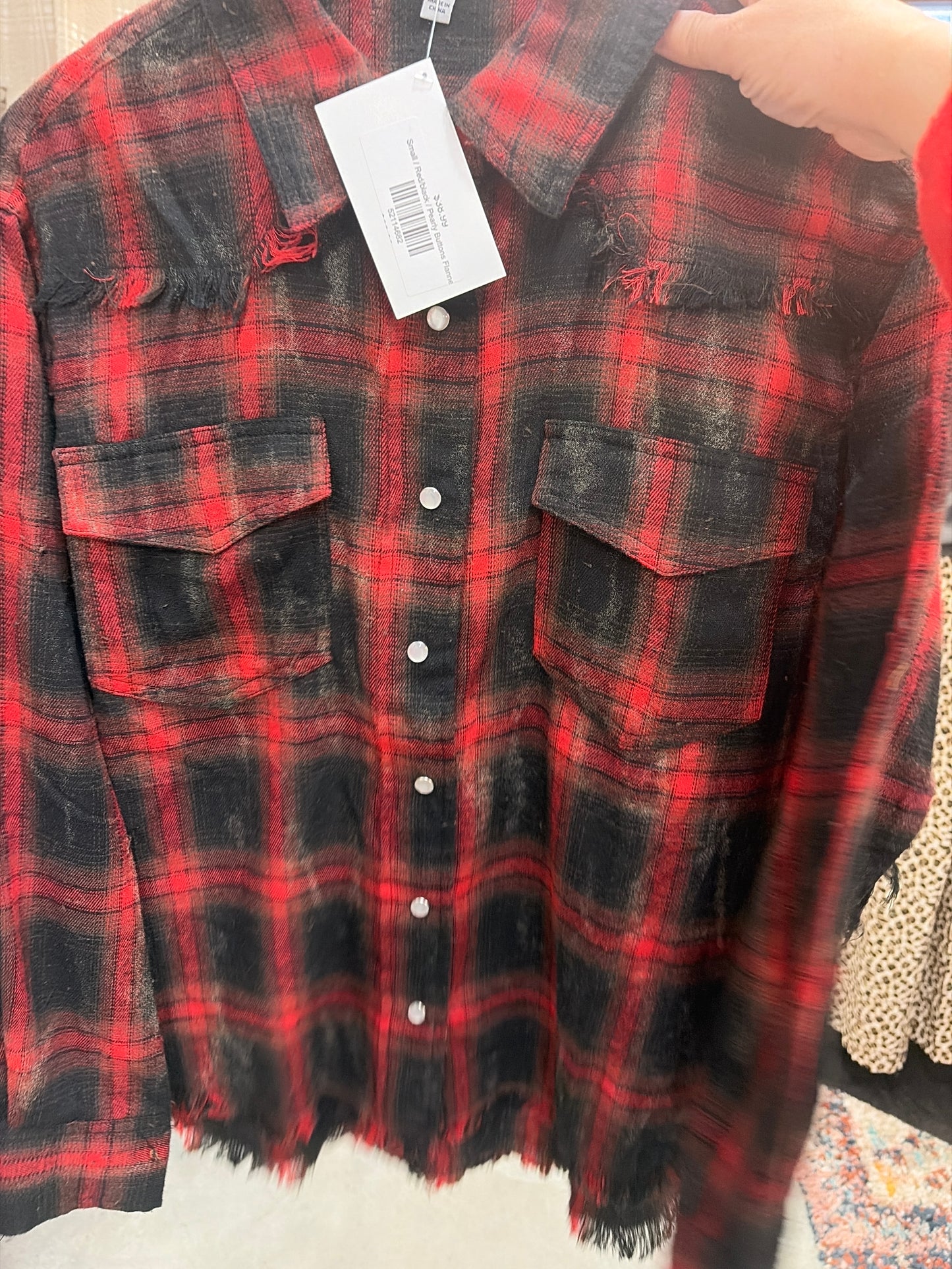 Pearly Buttons Flannel
