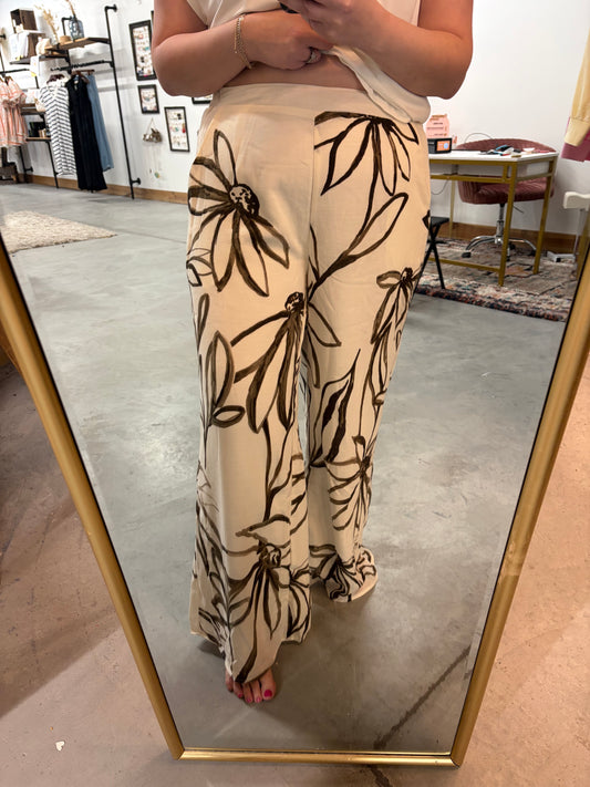 Beach Vacay Flowy Pants