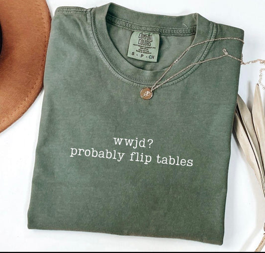 WWJD? Probably Flip Tables