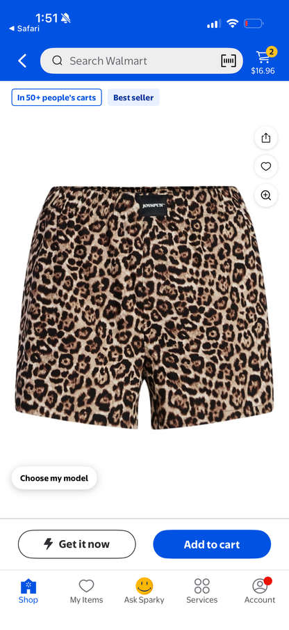 Custom Joyspun Pajama Shorts