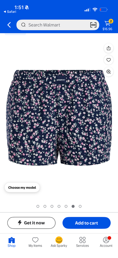 Custom Joyspun Pajama Shorts