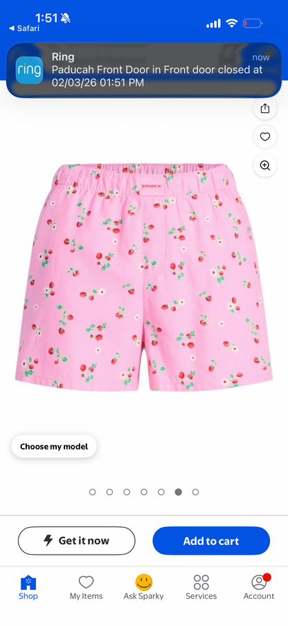 Custom Joyspun Pajama Shorts