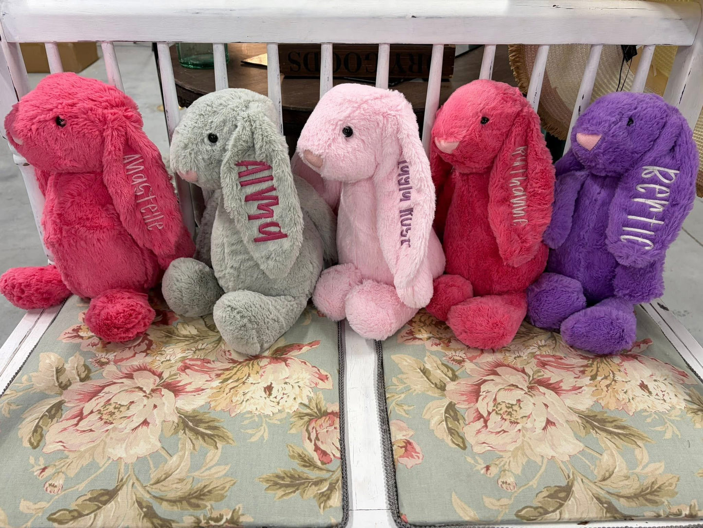 Customized Bunny Stuffed Animal