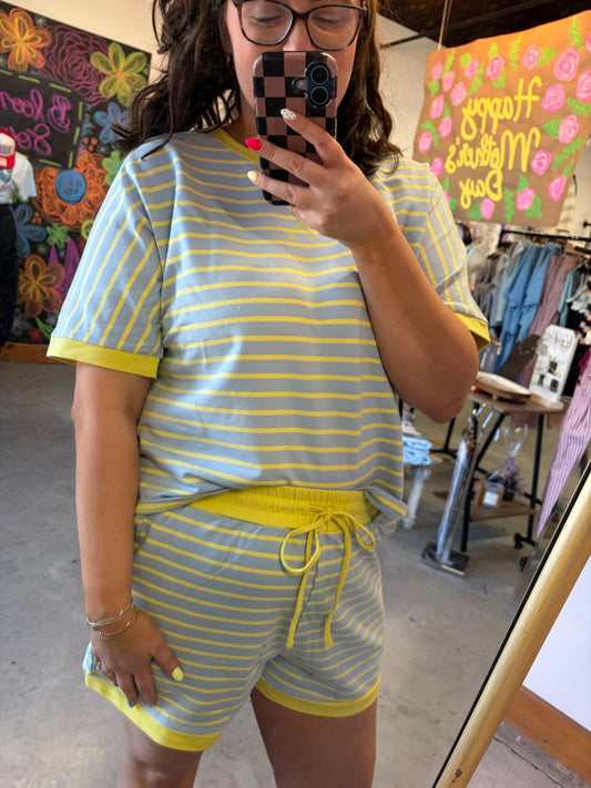 Lemon Sky Short Set
