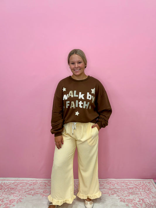 Lemonade Stand Gingham Pants