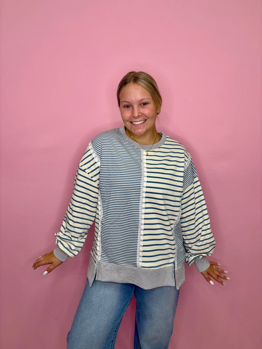 Mixed Signals Pullover