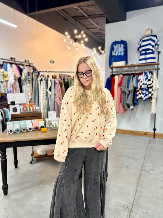 Strawberry Fields Pullover