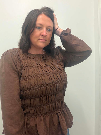 Mocha Moment Blouse