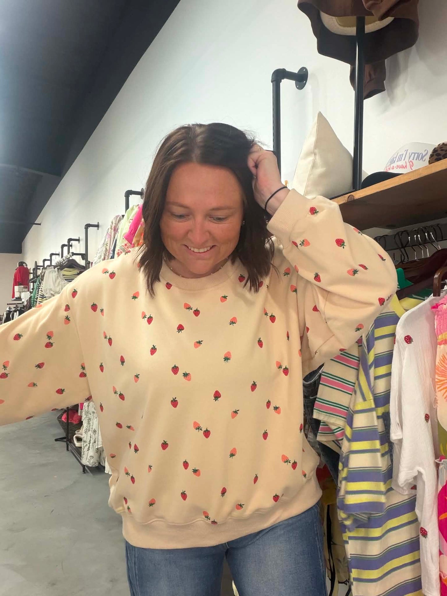 Strawberry Fields Pullover