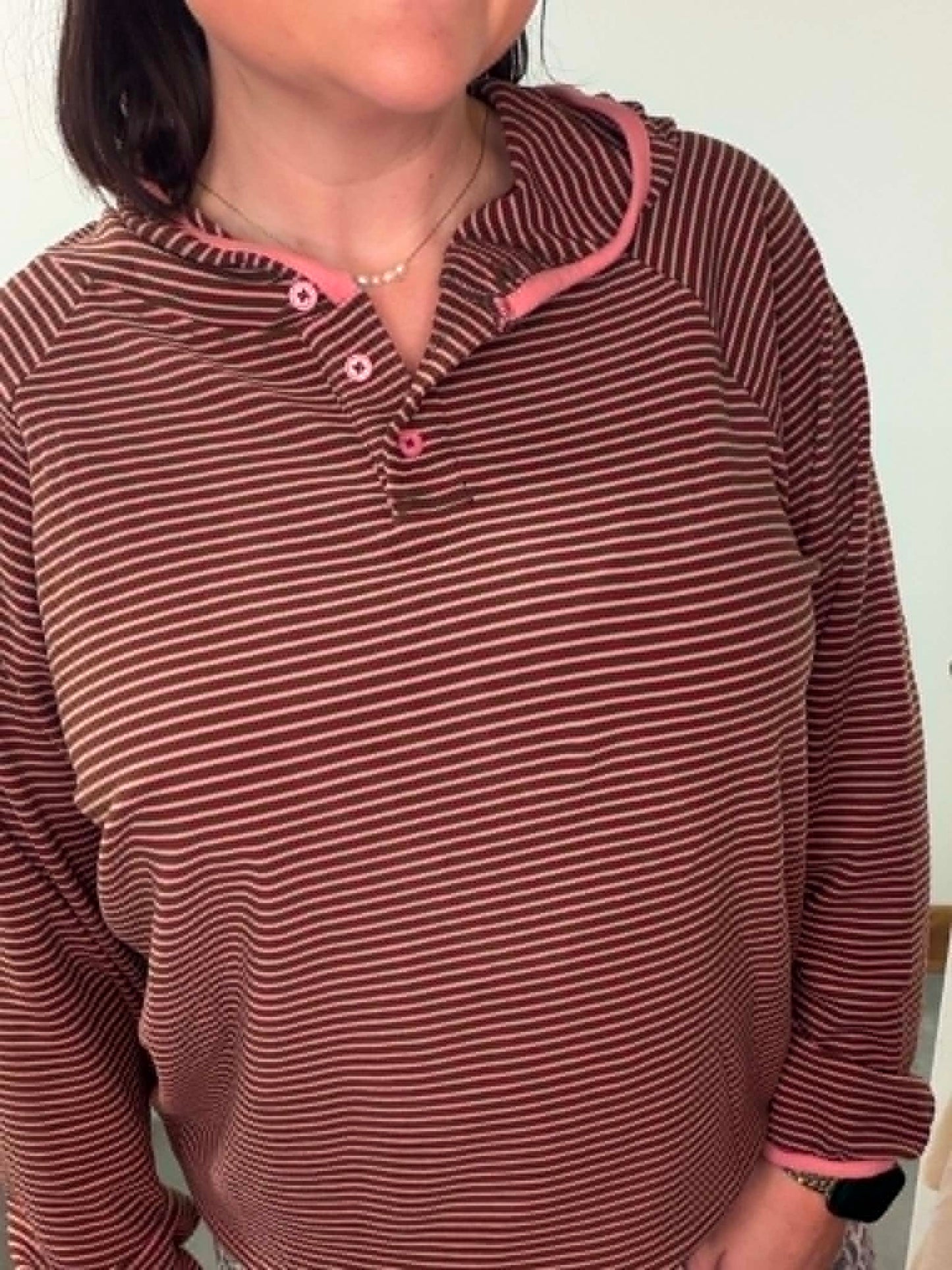 The Sweetheart Stripe Henley