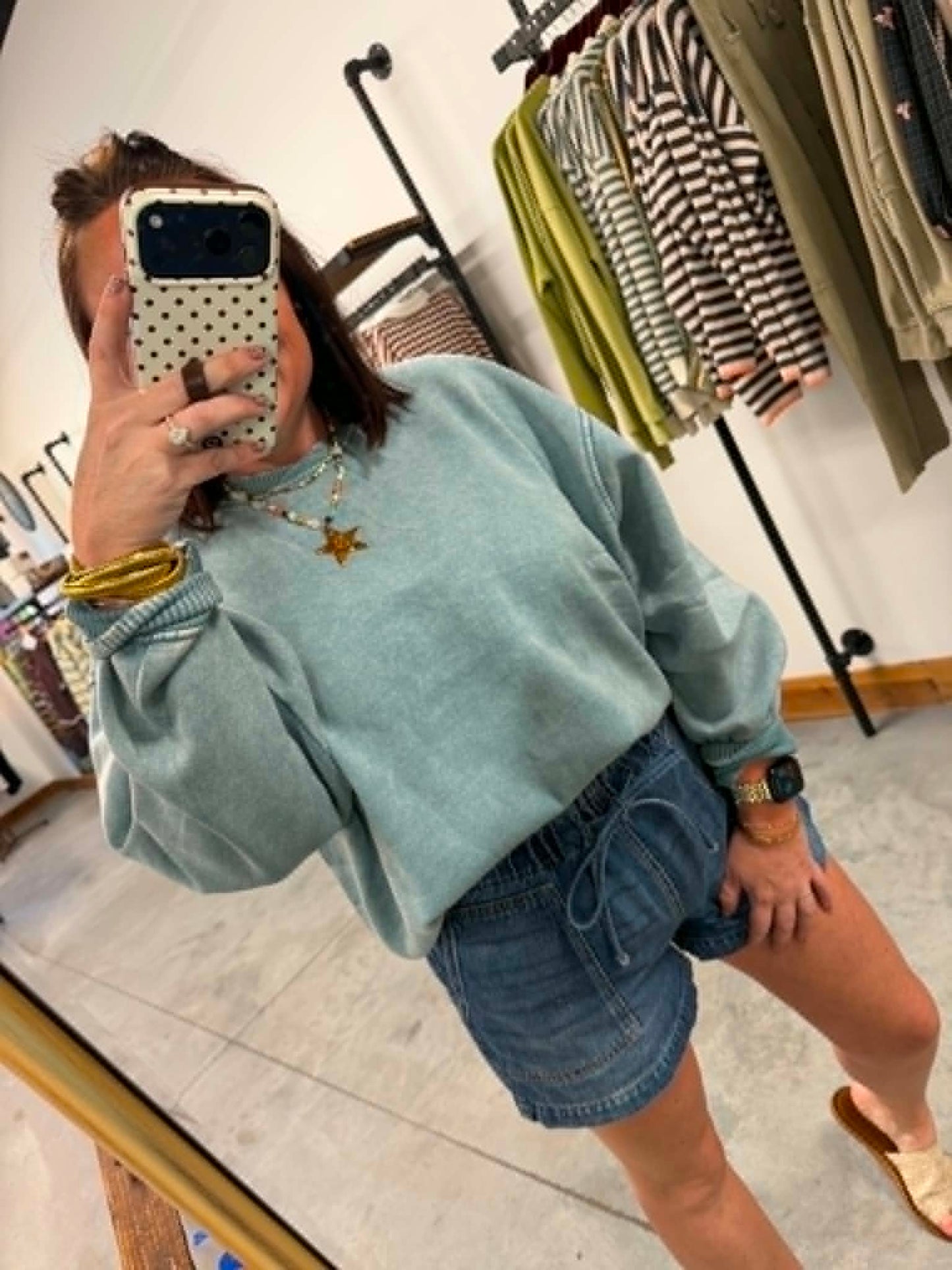 Everyday Oversized Sweatshirt - Ash Blue