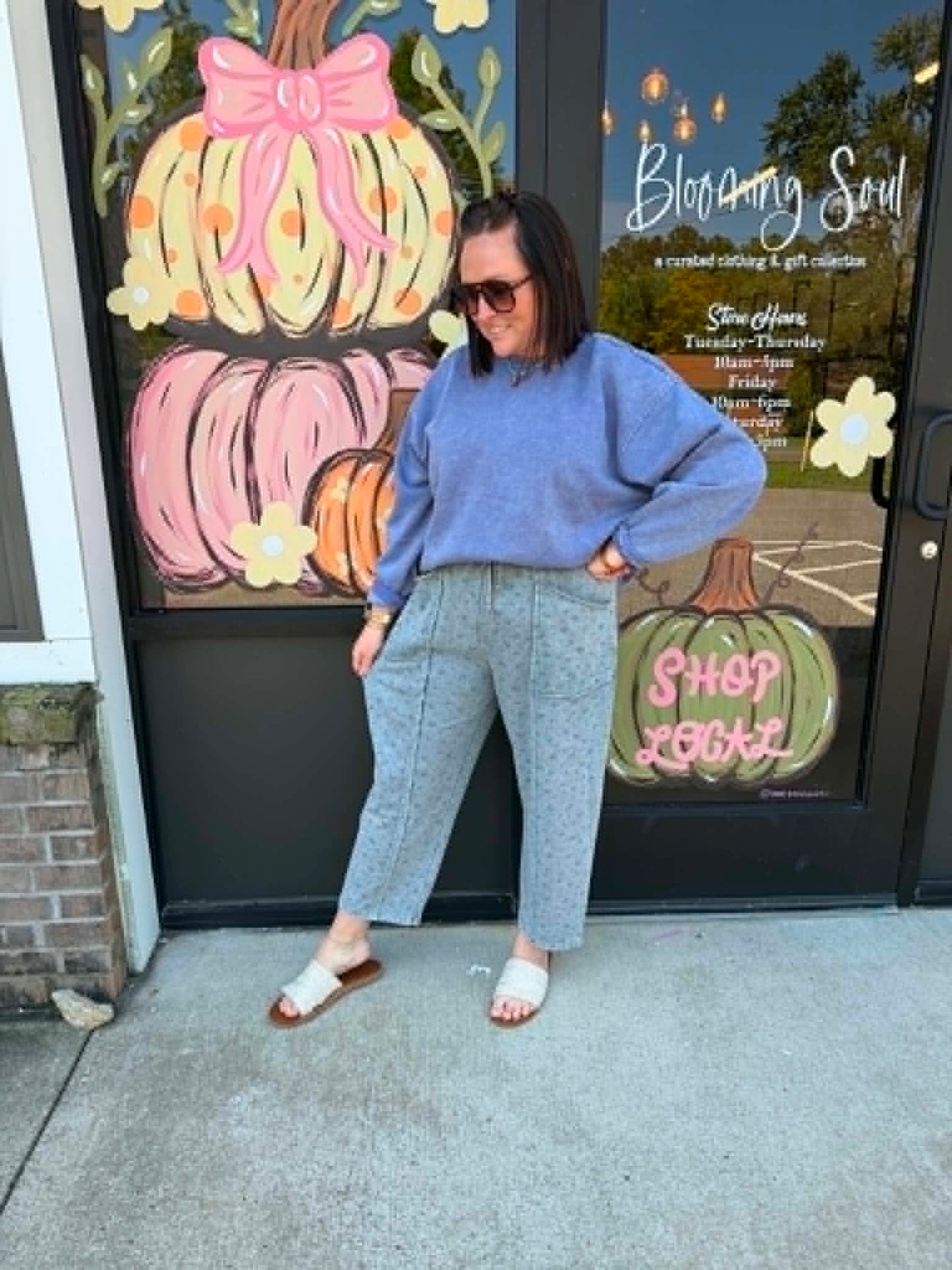 Everyday Oversized Sweatshirt - Denim