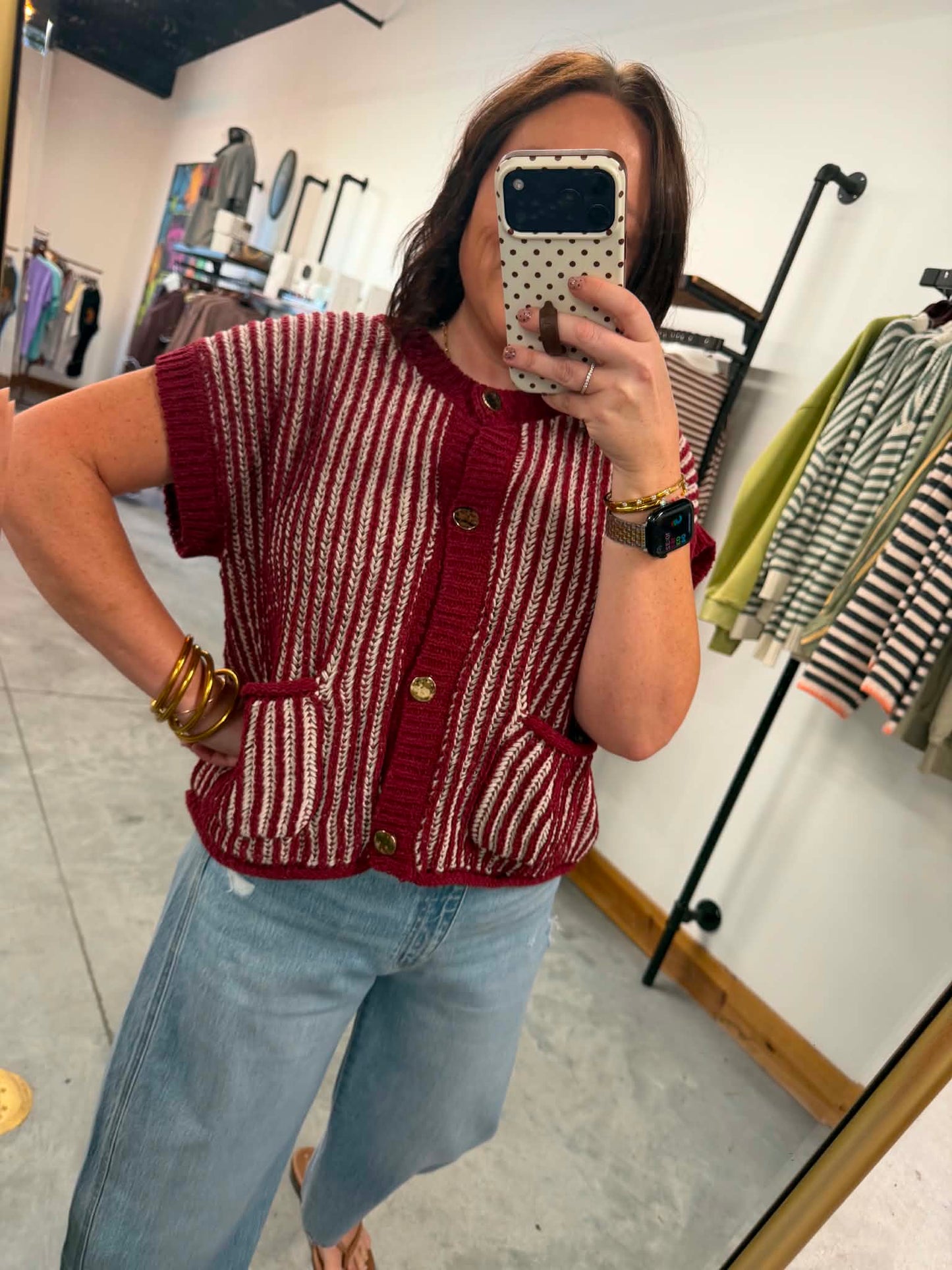 Burgundy Social Vest