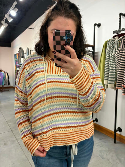 Free Spirit Crochet Hoodie